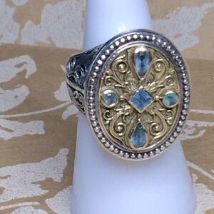 SALE Konstantino Ring in 18k Gold and Sterling Silver